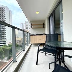 Apart Hotel Praia Ingá Quarto, Sala, 2 Varandas e Vista Parcial MAC