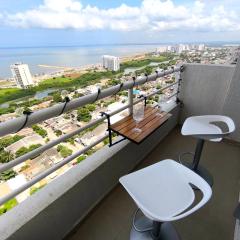 Apartamento 2BR con vista al mar y cerca al aeropuerto