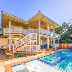 Ohana Villa in Princeville, Pool & AC, Sleeps 22