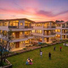 StayVista at Mount Brook with Mountain views, AC, Lawn