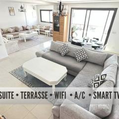 Spacious Sea View Apartment, Near Tangier Corniche