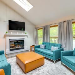 1 Mi to Lake, Golf and Ski Access The Hideout Home!