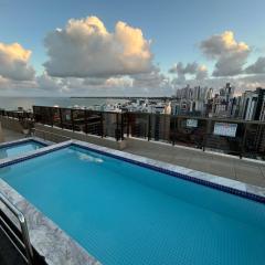 Melhores Flats - Coração de Tambaú, 600m do mar