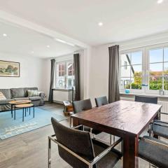 Susanne, zentrales Ferienhaus mit 2 Schlafzimmern, Terrasse, Hund willkommen!