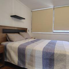 Departamento en Santiago, Chile, 1 Dormitorio 1 Baño, mas Estacionamiento