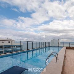 Aptos a 120 m da Praia da Barra com piscina e academia no prédio - ESBs