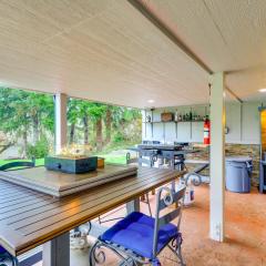 Peaceful Patio View! Waterfront Puget Sound Unit