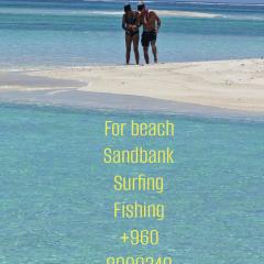 Blue Wave Hotel Maldives - If booked Fullboard a week, free transport to hotel - Best for fishing surfing snorkeling sandbank