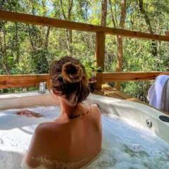 Cabana na Serra da Cantareira com Hidro