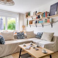 Maison mitoyenne pour 6 avec jardin