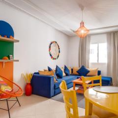 Tanger Boulevard - Colorful Family Apartment - Walking Distance to the Beach!