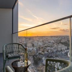 Sunset View Designer Apartment With Pool Access