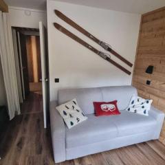 Studio rénové 4 pers à Plagne Bellecôte, balcon - FR-1-181-2867