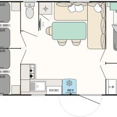 Mobil Home 3Ch - 6Pers 15min Europa PARK 330C