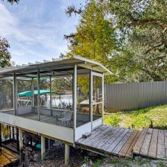 Riverfront Floral City Stay with Dock and Hot Tub!