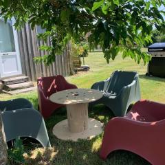 Mobil Home Vintage à la Ferme des buttons