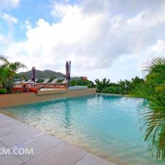 Duplex de luxe avec piscine, vue mer et terrasse privée à Saint-Martin - FR-1-734-72