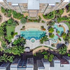 Stylish 2BR Retreat with Pool, Gym & Balcony!