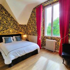 Chambre Royale au Château de la Rose avec Parking Privé - FR-1-591-766