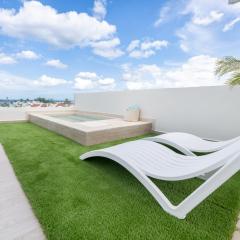 Corner Penthouse with Ocean and City Views with a Content Creator Hub