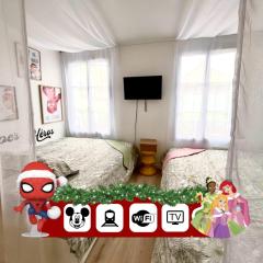 Cosy Disney Studio - Princess & Marvel World - 6 min to Disneyland Paris