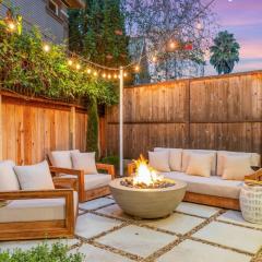 1884 Elegant Home Fire Pit, Tesla Tech, Near DT