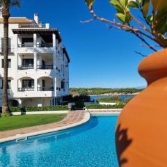 Apartamento acogedor con terraza y piscina a 50m de la playa - HISP-236-123
