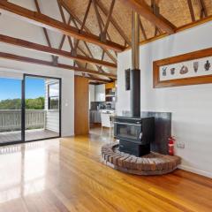 Beachfront 3-Bed with Private Pool & Fireplace