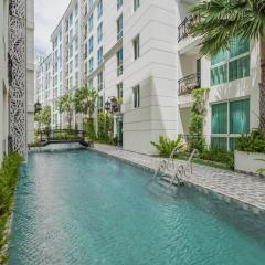 Olympus city garden direct pool access apartment by Sankalp