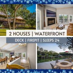 2 Family Houses Waterfront Wurstfest Fun Sleeps 24