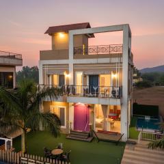 StayVista at Pristine Peak with Pool, Lawn