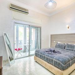 Cozy Nest balcony and bright