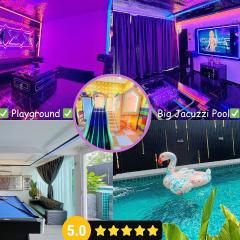 Dato Villa Luxury Homestay 12min to Jonker Street 26pax Private Pool Playground KTV BBQ