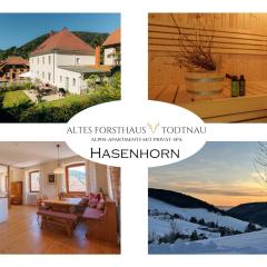 Altes Forsthaus - Fewo "Hasenhorn", mit privater Sauna, Todtnau- Feldberg