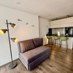 Apartaestudio nuevo con gran vista en el Centro Internacional