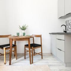 Nowoczesne Studio Mała Andrzeja, Kawalerka Inowrocław, Modern Studio, kamienica