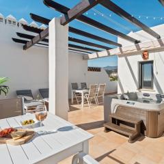 Luxurious penthouse with jacuzzi and panoramic sea views