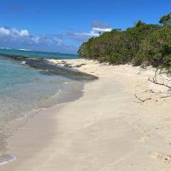 HUAHINE - Fare Etoile bord de lagon