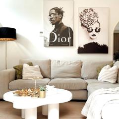 Chic Luxury Two-Level Garden Apartment