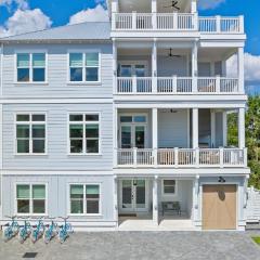 Spacious Coastal Retreat Near Inlet Beach with Bikes Balconies Modern Design Bluewater View by Avantstay