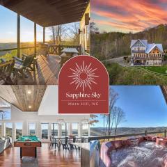 Panoramic Mtn Views HotTub Fire Pit Near Asheville