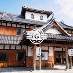 鈴籠城 鈴の間 ダブルベッド2台