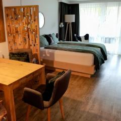 Maurers Schlierseetraum 6, Studio 455 mit 42 qm neu renoviert, Erdgeschoss mit eingezäunter Terrasse in ruhiger Lage am Kirchbichlweg 8