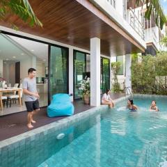 Lively Stay at Vibrant Kata, 4BR Pool Villa B2 near Beach - UTK2