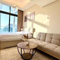 Azizi Riviera Studio High Floor Partial Burj View