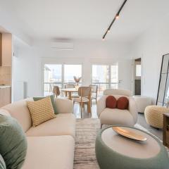 Acropolis view 2BD top floor next to tram and port