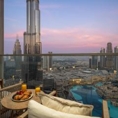 Downtown Luxury Full Burj Khalifa & Fountain Views - 4 Minutes Walk to Dubai Mall