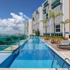 Aconchegante apartamento em Cloc Marina Residence