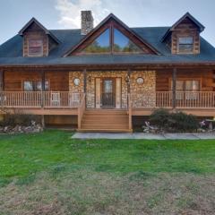 Pets Welcome! Shenandoah Log Home with Hot Tub