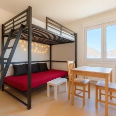 Exceptionnel Studio Le petit dortoir wifi parking gratuit vue incroyable sur le pic au pied des pistes de superdevoluy